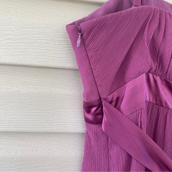 Ted Baker London Silk Crepe Flowy Elegant Formal Dress Size 2 - Picture 6 of 14